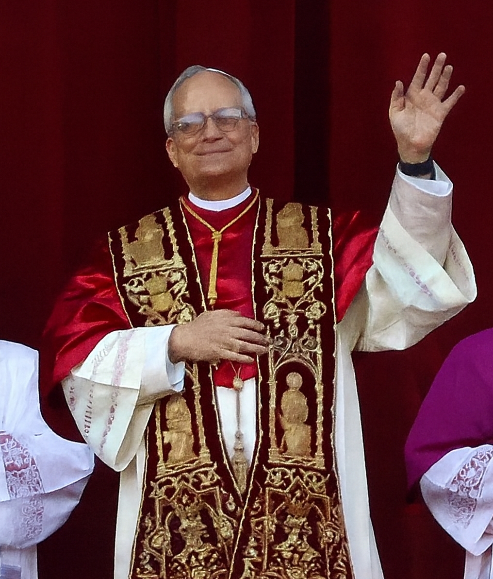 Pope Leo XIV on the balcony of St. Peter's Basilica after his election in 2025 (file photo).
