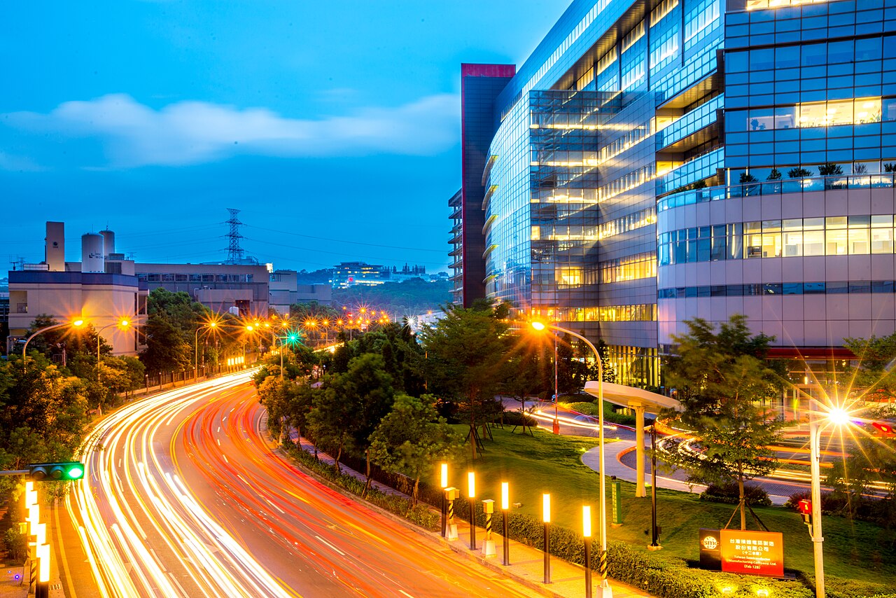 TSMC's Fab 12B chip plant in Hsinchu, Taiwan, in 2015 (file photo).