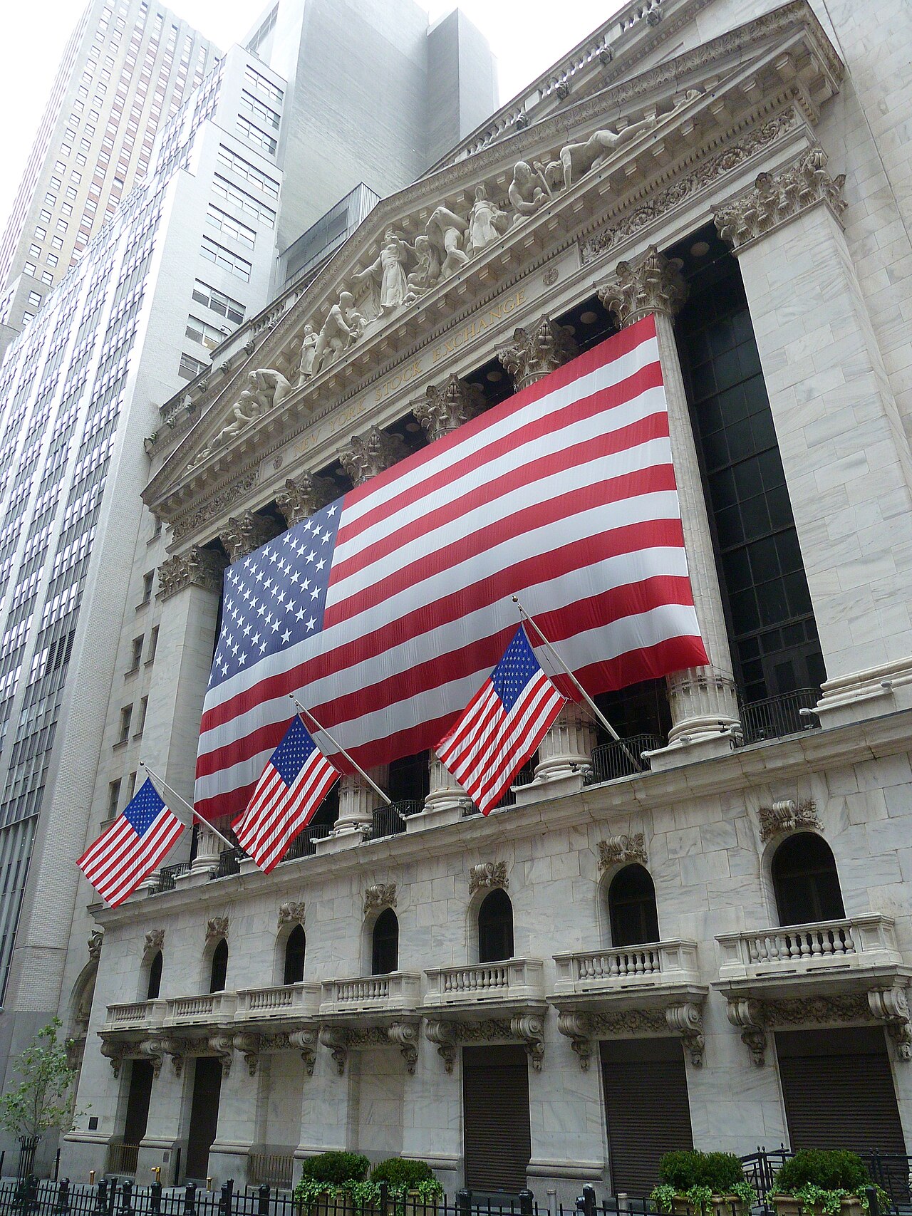 The New York Stock Exchange on Wall Street in 2011 (file photo).