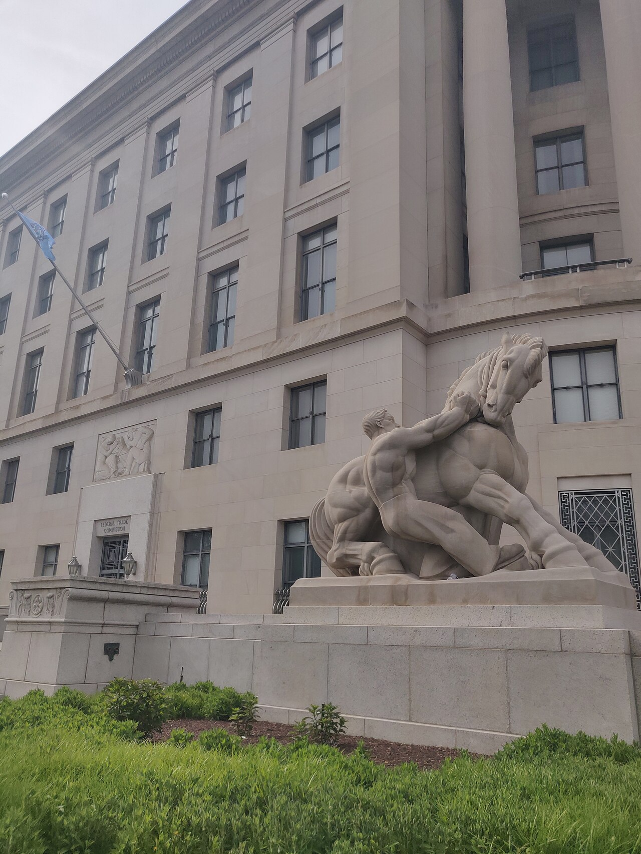 The Federal Trade Commission's headquarters in Washington in 2021 (file photo).