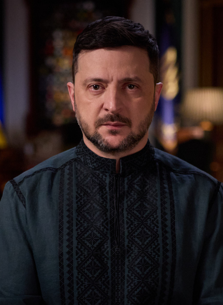 Ukrainian President Volodymyr Zelenskyy in his New Year's Eve address, Dec. 31, 2025 (file photo).