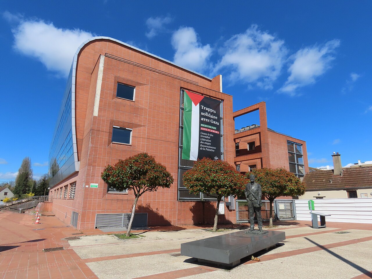 The town hall in Trappes, west of Paris, in 2025 (file photo).